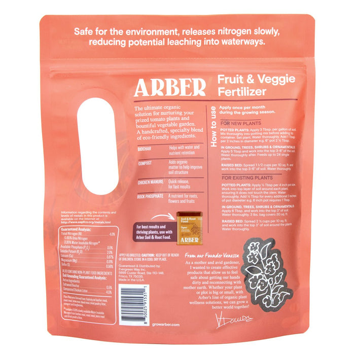 Organic Fruit & Veggie Fertilizer