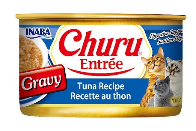 Inaba Churu Tuna in Gravy Entree Canned Cat  Food, 3oz