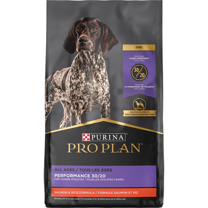 Purina Pro Plan All Ages Sport Performance 30/20 Salmon & Rice Formula Dog Food, 6lb