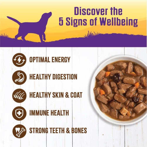 Wellness Grain Free Natural Turkey and Duck Stew with Sweet Potato and Cranberries Wet Canned Dog Food
