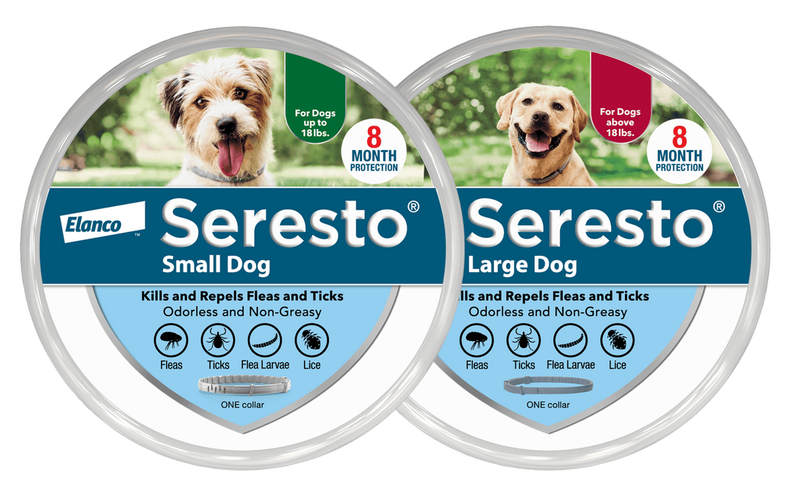 Elanco Seresto Flea and Tick Collar for Dogs - 2 sizes available