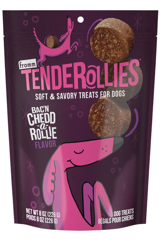 Fromm Tenderollies Bac'n Chedd-a-Rollie Dog Treats, 8oz