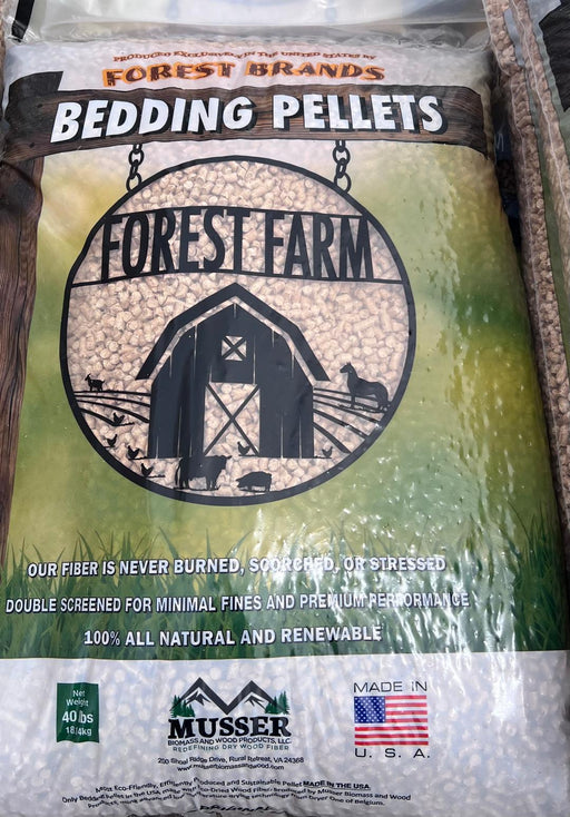 Animal Bedding Pellets, 40 lbs
