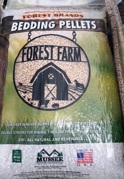 Animal Bedding Pellets, 40 lbs