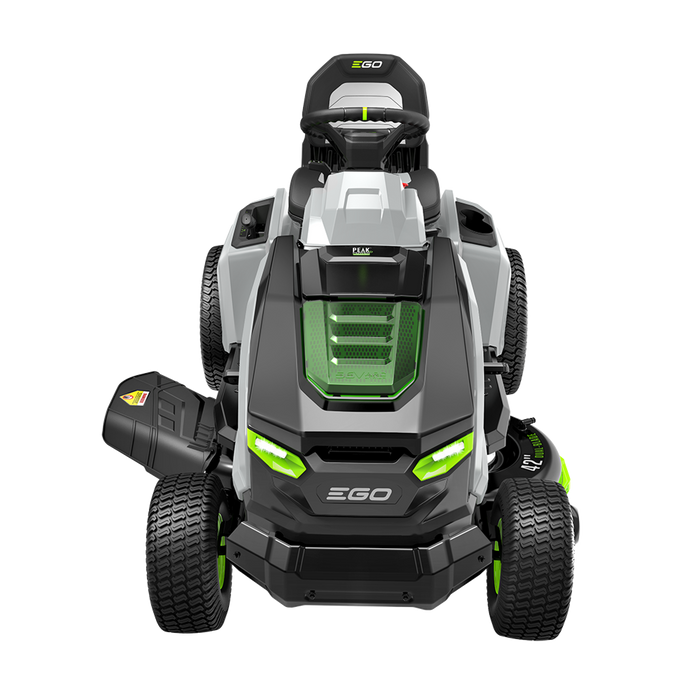 EGO POWER+ 42” T6 Riding Lawn Tractor Kit (6-6.0Ah Batteries, Turbo 700W Charger, ACA1000 Charging Adaptor)