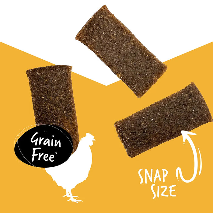 Ultimates Grain Free Jerky Chicken Mini Strips Dog Treats, 7oz