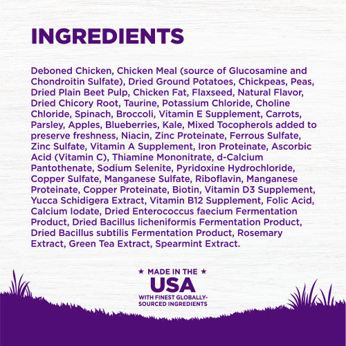 Wellness Complete Health Grain Free Deboned Chicken & Chicken Meal Dry Dog Food, 22lbs