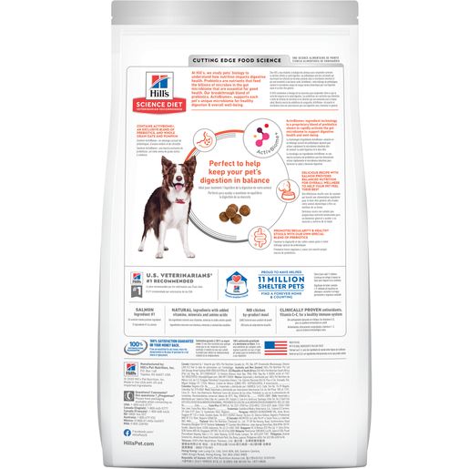 Hill's Science Diet Adult Perfect Digestion Salmon Dry Dog Food