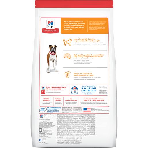 Hill's Science Diet Adult Light Dry Dog Food, Chicken Meal & Barley