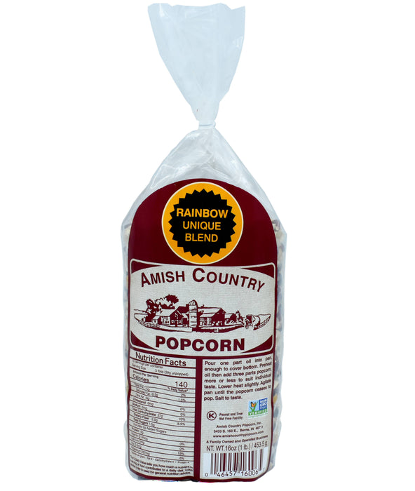 1lb Bag of Rainbow Popcorn