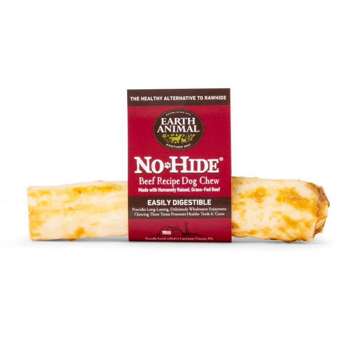 Earth Animal Beef No-Hide Wholesome Dog Chews- Medium, 7"