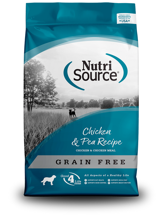 NutriSource Grain Free Chicken & Pea Dry Dog Food