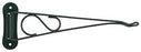 Planter Bracket, 10-3/8 L, Steel, Forest Green, Wall Mount Mounting