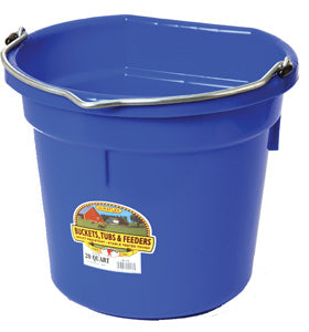 Little Giant 20qt Flat Back Bucket, Multiple Colors Available
