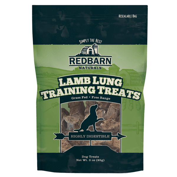 Redbarn Naturals Lamb Lung Training Treats