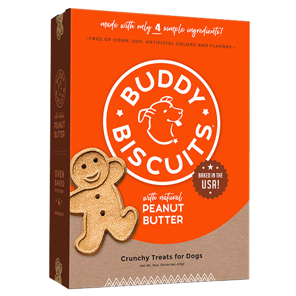 Cloud Star Buddy Biscuits Oven Baked Peanut Butter Crunchy Dog Treats
