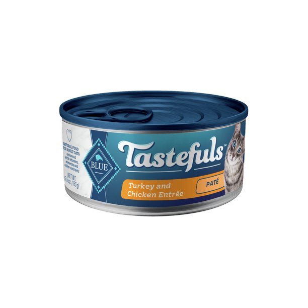 Blue Buffalo Tastefuls Turkey and Chicken Pate Canned Cat Food