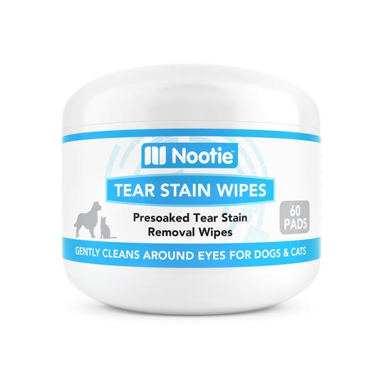 Nootie Tear Stain Wipes for Dogs & Cats, 60 pads