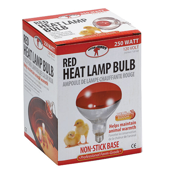 Little Giant Red Heat Lamp Bulb 250w