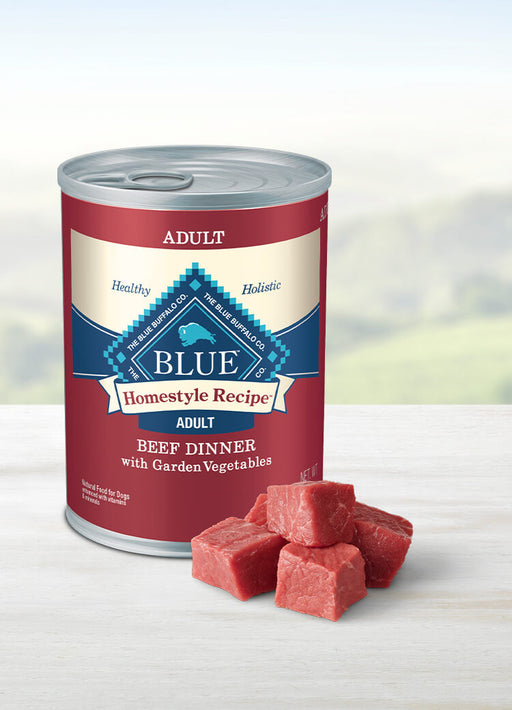 Blue Buffalo Beef Dinner with Garden Vegetables Canned Dog Food, 12.5oz