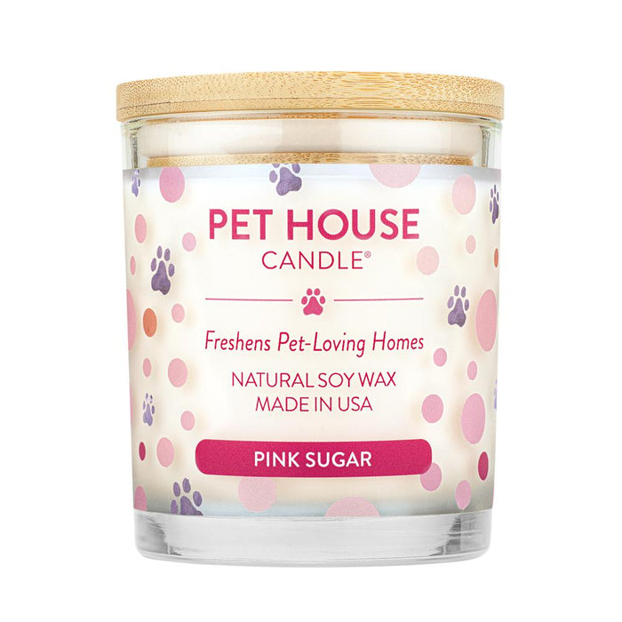 Pet House Candle, Pink Sugar 9oz