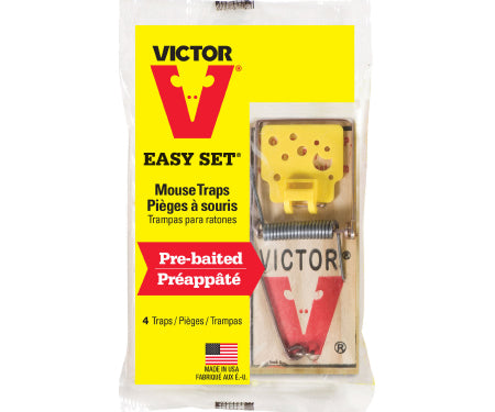 Easy Set Mouse Trap, 4pk