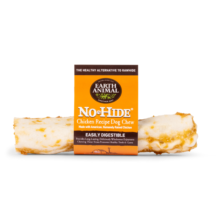 Earth Animal Chicken No-Hide Wholesome Dog Chews - Medium, 7"