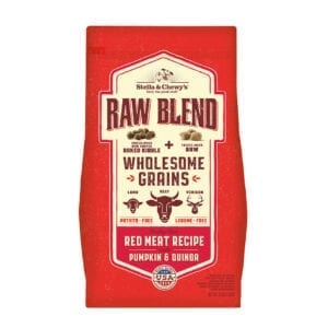 Stella & Chewy's Red Meat Recipe with Pumpkin & Quinoa Raw Blend Wholesome Grains Baked Kibble Dry Dog Food