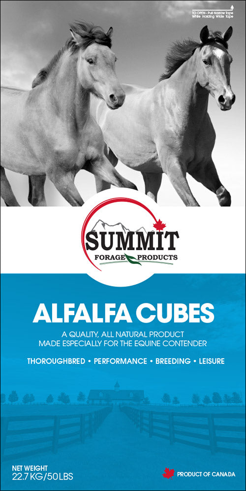 Poulin Grain Alfalfa Cube, 50 lb