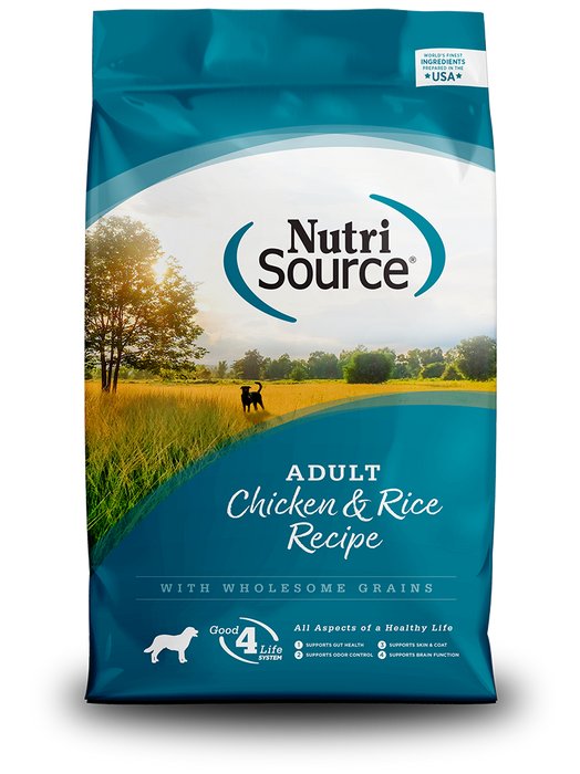 Nutrisource Adult Chicken & Rice Recipe Dry Dog Food