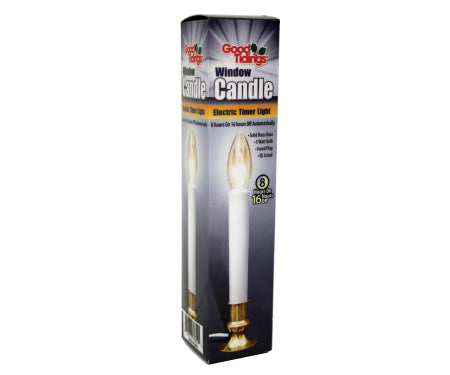 9" Window Candle Electric Timer Light