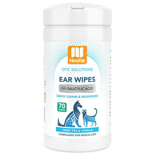 Nootie Ear Wipes with Salicylic Acid, Sweet Pea & Vanilla, 70 count