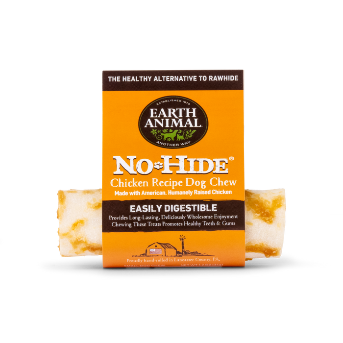 Earth Animal Chicken No-Hide Wholesome Dog Chews - Small, 4"