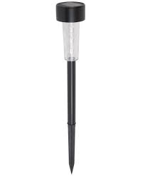 Solar Light Stake, Plastic, Black