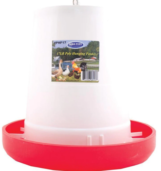 Plastic Hanging Feeder for Poultry - Multiple Sizes Available