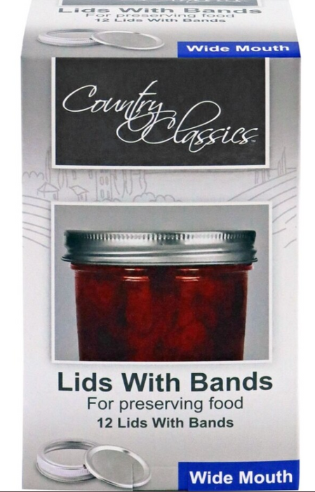 Wide Mouth Canning Jar Lids & Bands
