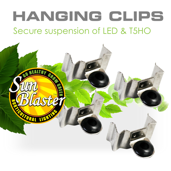 SunBlaster Hanging Clips for T5HO