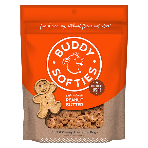 Cloud Star Buddy Biscuits Soft and Chewy Peanut Butter Dog Treats, 6oz