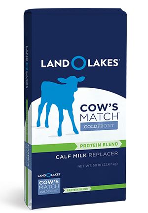 Purina Cow’s Match® ColdFront® Protein Blend Milk Replacer