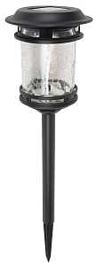 Solar Stake Light, Crackle Glass