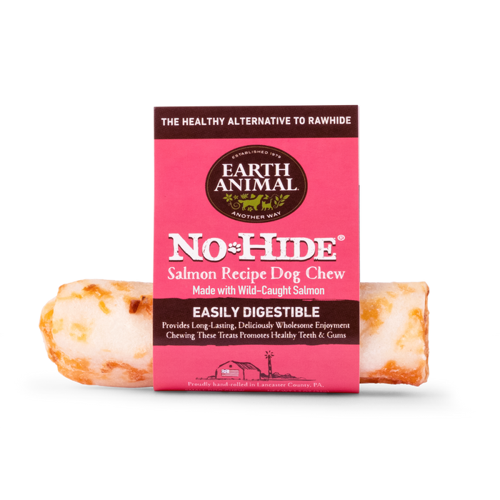 Earth Animal Salmon No-Hide® Wholesome Dog Chews - Small, 4"