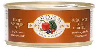Fromm Four Star Turkey & Pumpkin Pate Cat Food, 5.5 oz