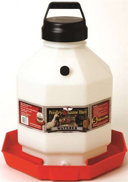 Plastic Poultry Waterer - 3 sizes available