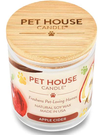 Pet House Candle, Apple Cider, 9oz