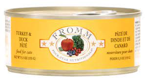 Fromm Four Star Turkey & Duck Pate Cat Food, 5.5 oz
