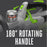 EGO Power+ Handheld 765CFM Blower Kit (5.0Ah Battery, 320W Charger, Flat Nozzle, Cone Nozzle)