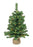 Noble Green Artificial Spruce Mini Christmas Tree with Clear Lights, 24"