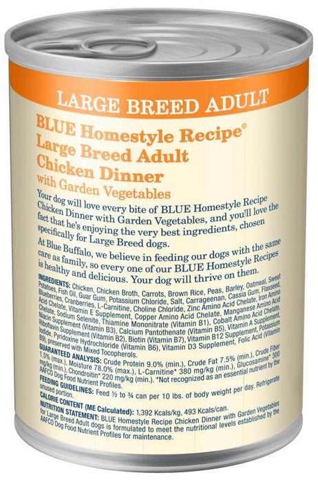 Blue Buffalo Home Style Recipe Large Breed Chicken Canned Dog Food