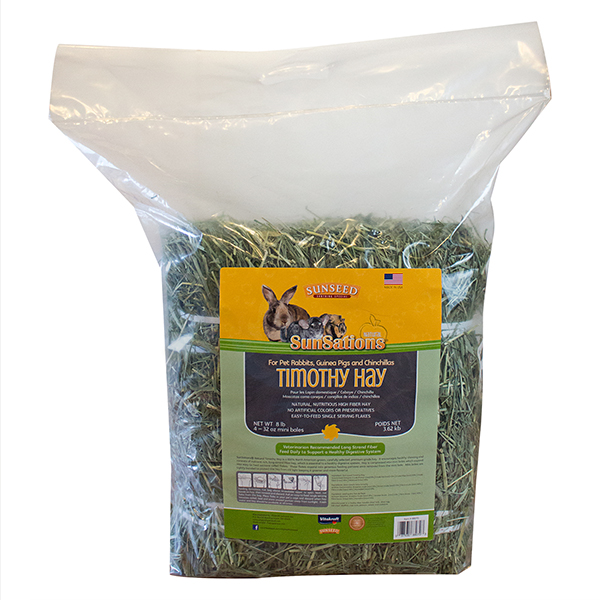 Sunseed Sunsations Natural Timothy Hay for Small Animals