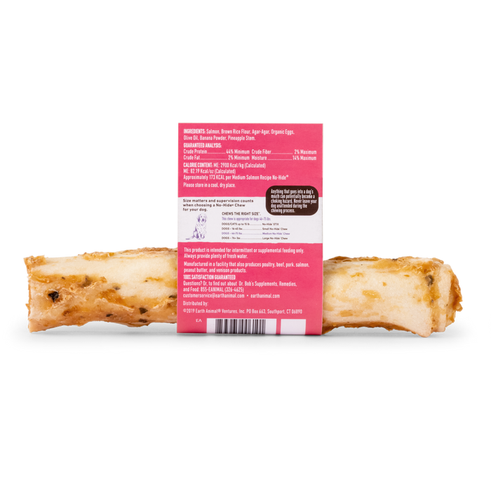 Earth Animal Salmon No-Hide® Wholesome Dog Chews- Medium, 7"